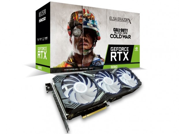 新型クーラーS.A.C 4搭載の「ELSA GeForce RTX 3090/3080 ERAZOR X」近日発売