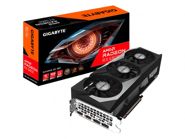 GIGABYTE、OC仕様のRadeon RX 6800「GV-R68GAMING OC-16GD」近日発売