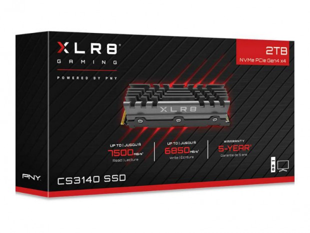 最高7,500MB/secのPCI-Express4.0 SSD、PNY「XLR8 CS3140」シリーズ ...