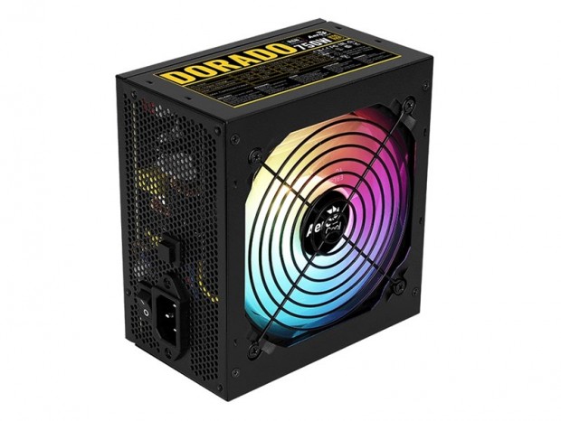 Aerocool、ARGB LEDが映えるケーブル直結式のGOLD認証電源「DORADO 750W」