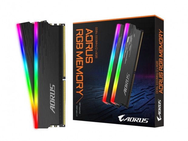 GIGABYTE、独自機能で最大3,400MHz駆動する「AORUS RGB Memory 3333MHz」今週発売