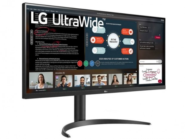 LG、アスペクト比21:9の34型ウルトラワイド液晶「34WP550-B」税込4万円で発売