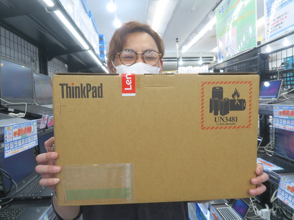 コレオシ】ピカピカな「ThinkPad X1 Carbon」を格安で！開封済み未使用