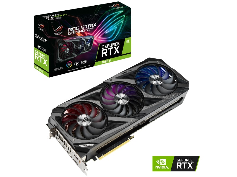 ASUS、「ROG Strix」と「TUF GAMING」からGeForce RTX 3080 Ti計2