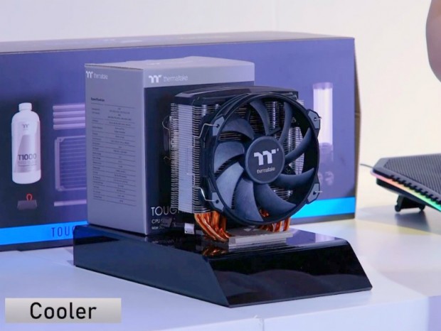 COMPUTEX：TDP280W対応のRyzen TR専用サイドフロー、Thermaltake「TOUGHAIR TRX40」