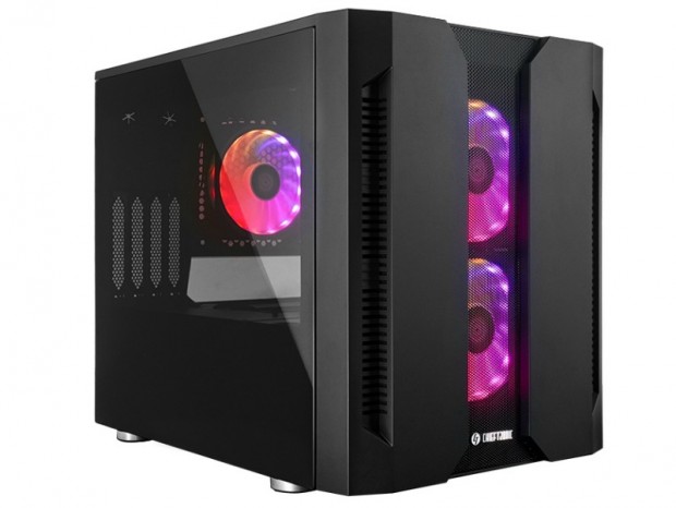 フロントメッシュのCube型MicroATXケース、CHIEFTEC「CHIEFTRONIC M2」