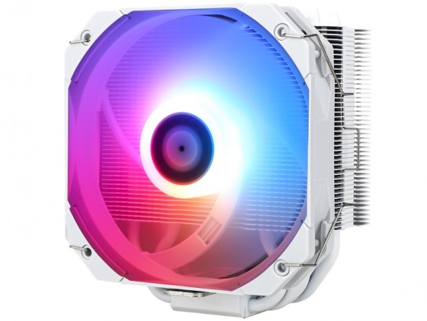 Thermalright、ARGBファン採用の白いサイドフロー「Assassin King 120 Mini WHITE ARGB」