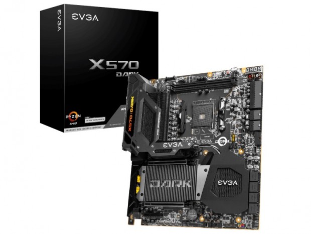 EVGA、17フェーズデジタル電源搭載のOC向けX570マザーボード「X570 DARK」