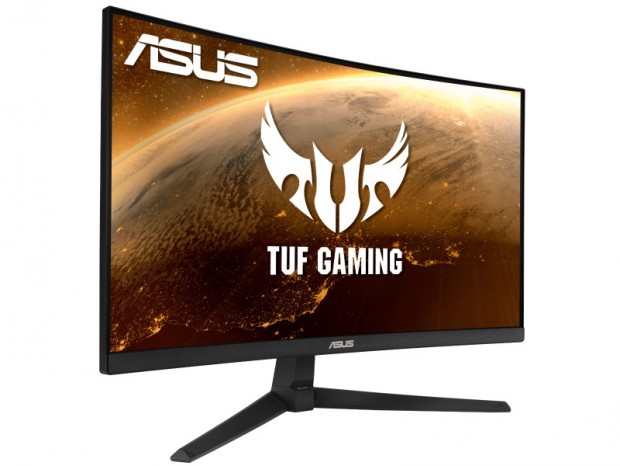 曲率1500RのFreeSync Premium対応ゲーミングディスプレイ、ASUS「TUF Gaming VG24VQ1B」