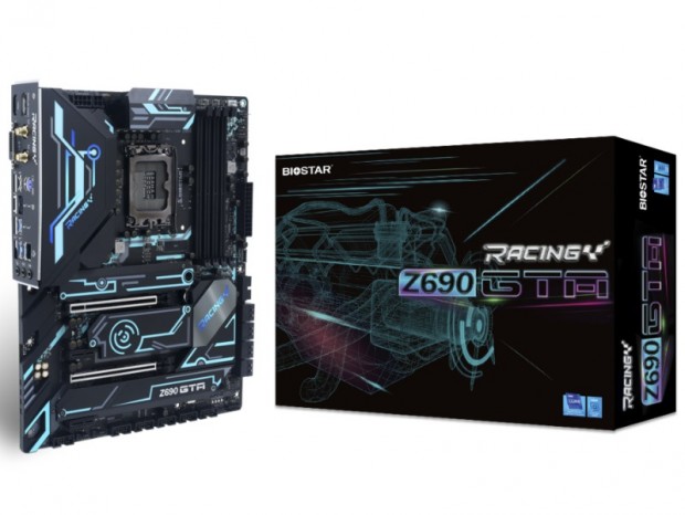 17フェーズ電源搭載のIntel Z690ゲーミングマザー、BIOSTAR「RACING Z690GTA」