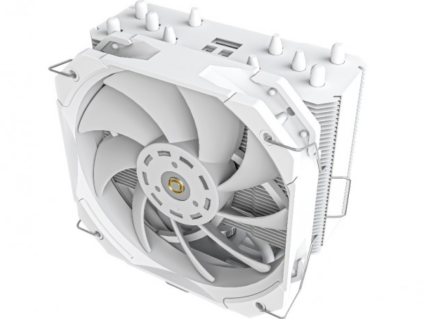 全高135mmに抑えた白いサイドフロー、Thermalright「TA120 EX MINI WHITE」