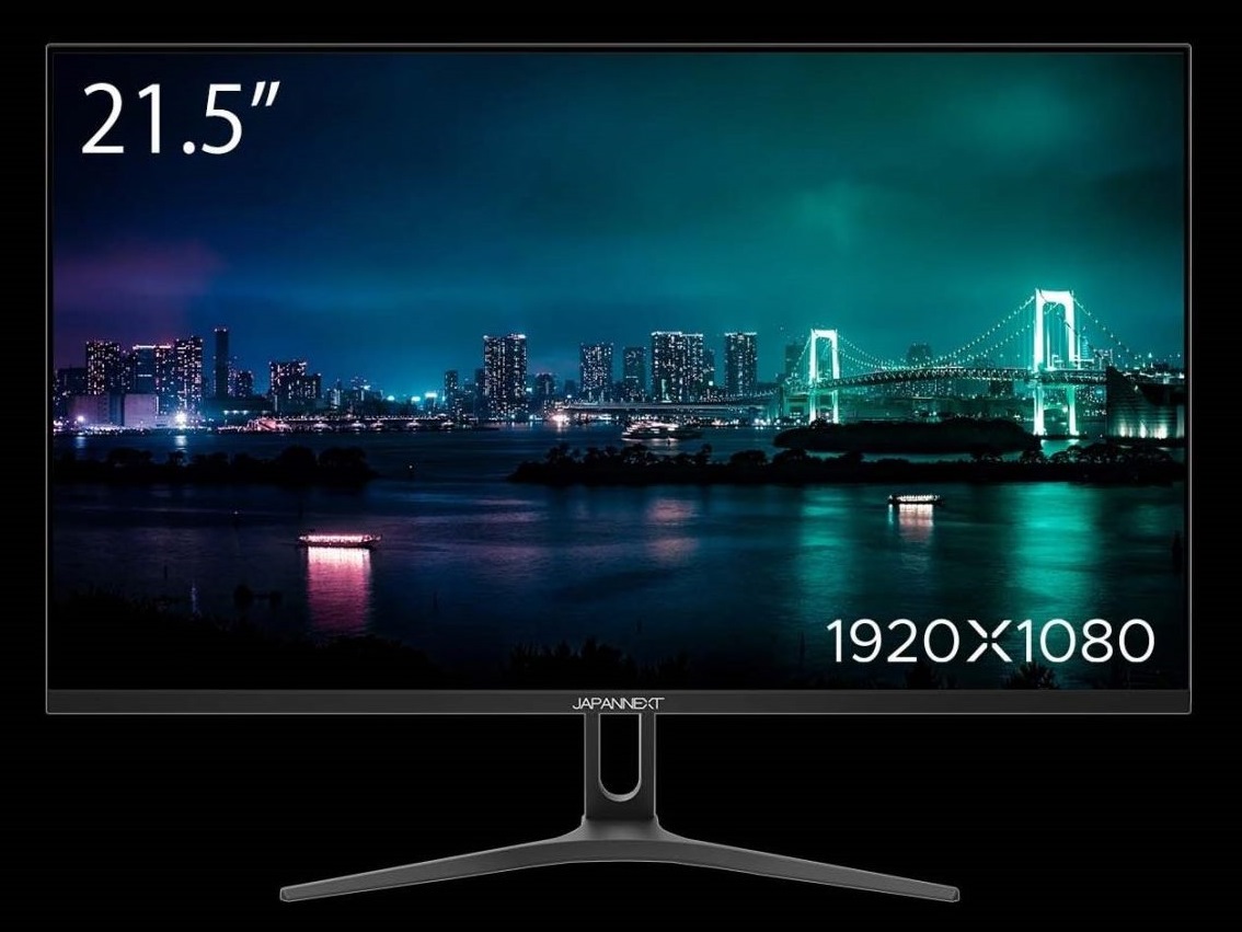 税込1万円台のVAパネル採用21.5型フルHD液晶ディスプレイがJAPANNEXT