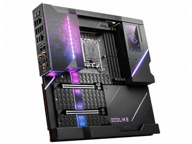 MSI、タッチ式LCDを備えたIntel Z690最上位マザーボード「MEG Z690 GODLIKE」