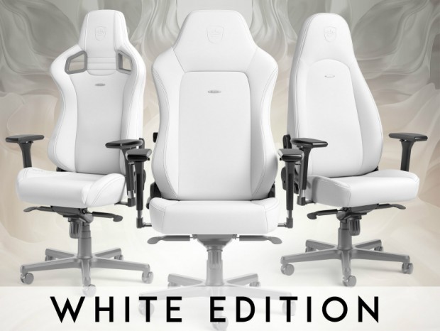 noblechairsのハイグレードゲーミングチェアに純白の「WHITE EDITION」登場