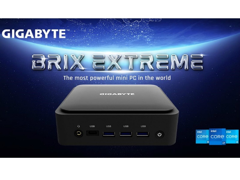 第12世代Intel Core搭載の小型ベアボーンキット、GIGABYTE「BRIX ...