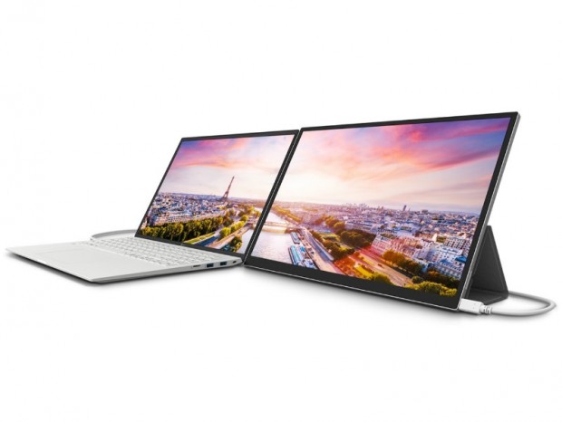 WQXGA対応の16型ポータブル液晶ディスプレイ「LG gram +view 16MQ70」