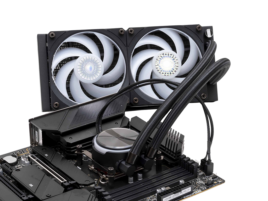 Core i7-12700Kを70℃台に抑え込むAIO水冷、Cooler Master