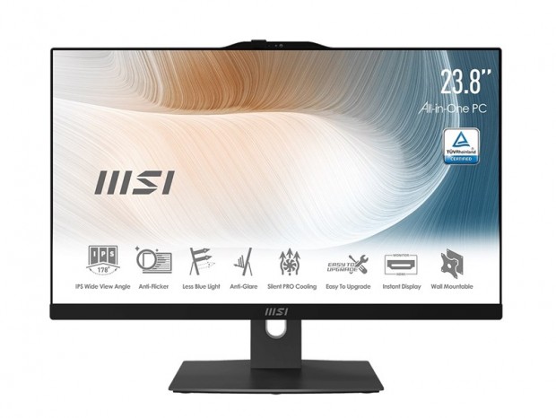 MSI、23.8型フルHD IPS液晶とCore i7-1165G7搭載のオールインワンPCが約15万円