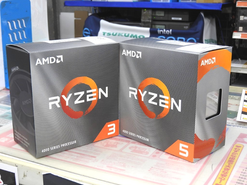 AMD、税込約1.4万円からのエントリーモデル「Ryzen 3 4100」「Ryzen 5
