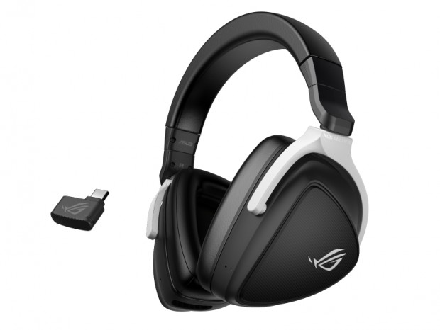 デュアルモードワイヤレス対応のゲーミングヘッドセット、ASUS「ROG Delta S Wireless」