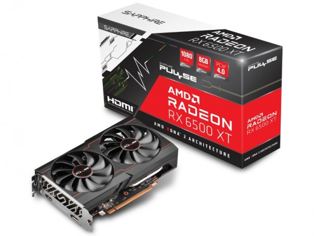 従来の2倍、8GBのビデオメモリを搭載したRadeon RX 6500 XTがSAPPHIREから