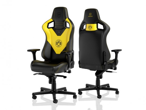 noblechairs、サッカークラブ「ドルトムント」コラボゲーミングチェア発売