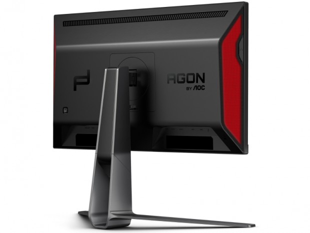 ポルシェホイールがモチーフの専用スタンドを採用するゲーミング液晶「Agon Pro PD27S」