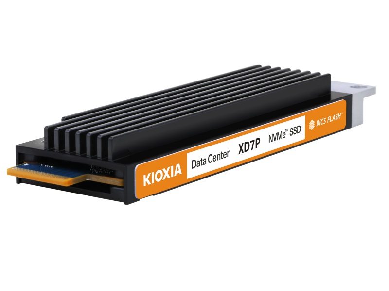 最大容量7.68TBのE1.SフォームファクタNVMe SSD「KIOXIA XD7P ...