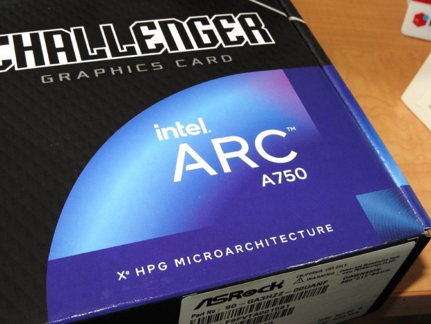 IntelのハイエンドGPU Arc A750搭載グラフィックスカードがASRockから