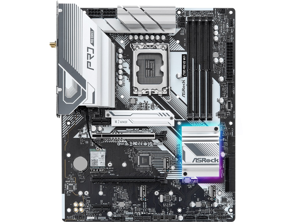 ASRock、Intel Z790チップ採用のATXモデル「Z790 Pro RS」にWi