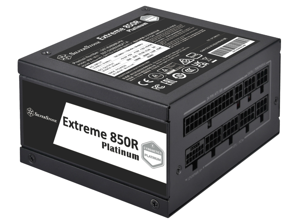 12VHPWRコネクタ標準の850W SFX電源、SilverStone「Extreme 850R