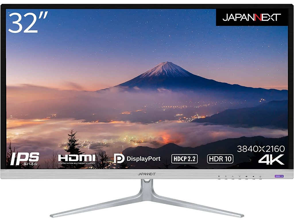 HDR対応の32型4K IPS液晶ディスプレイ、JAPANNEXT「JN-IPS3201UHDR