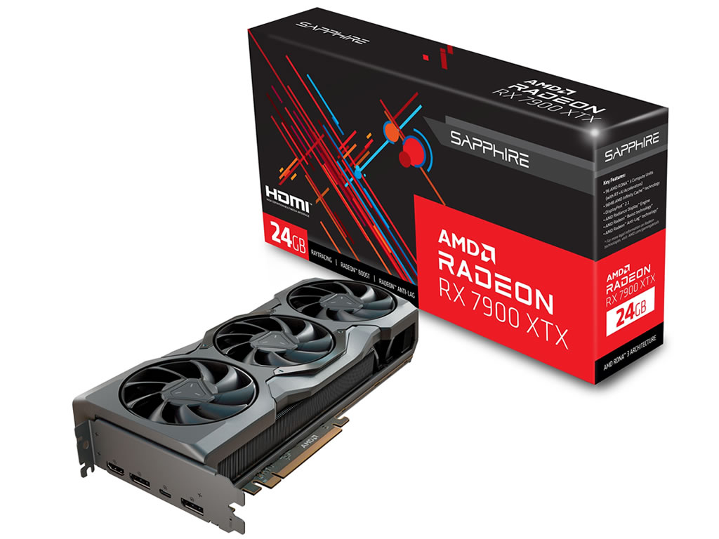 SAPPHIRE、初回限定版もある「AMD RADEON RX 7900 XTX/7900 XT」明日19 ...