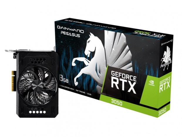 GAINWARD、シングルファンクーラー搭載のGeForce RTX 3050グラフィックスカード発売