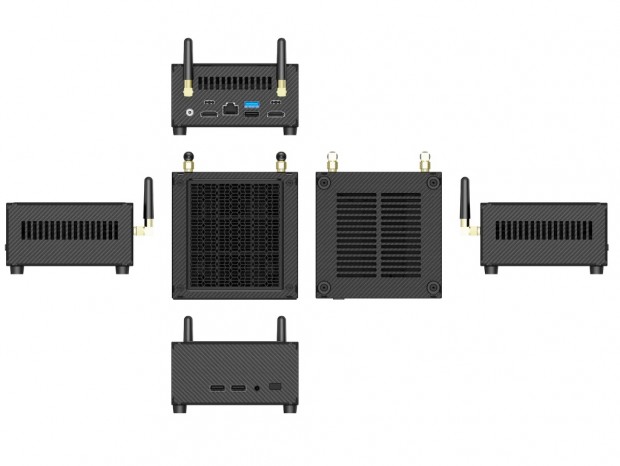 デュアルThunderbolt 4とCore i5-1240P搭載の超小型PC、MINISFORUM 