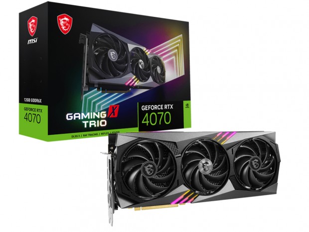 MSI、オーバークロック仕様のGeForce RTX 4070グラフィックスカード計3モデル発売