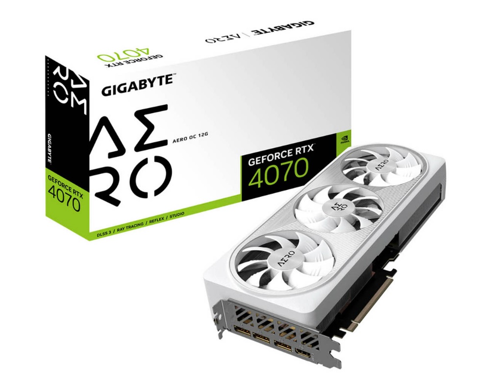 GIGABYTE、3連ファンクーラー搭載のGeForce RTX 4070グラフィック