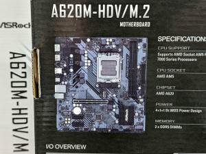 ASRock、Socket AM5最安モデル「A620M-HDV/M.2」などAMD A620