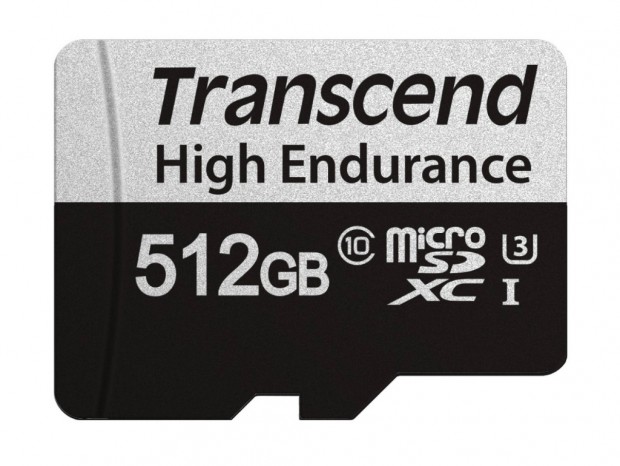 録画耐久性120,000時間のドラレコ・防犯カメラ向け512GB microSDXCがトランセンドから