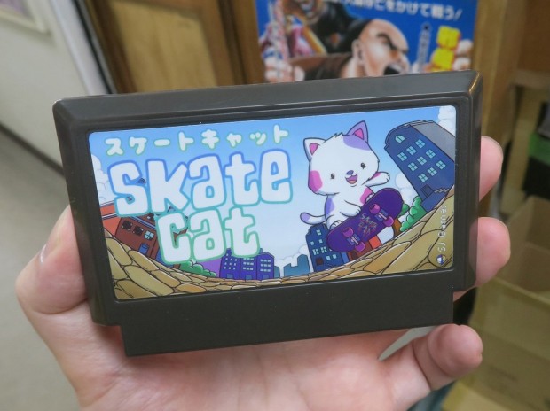 フランスの少年が作った新作ファミコンソフト「SkateCat」が販売中 