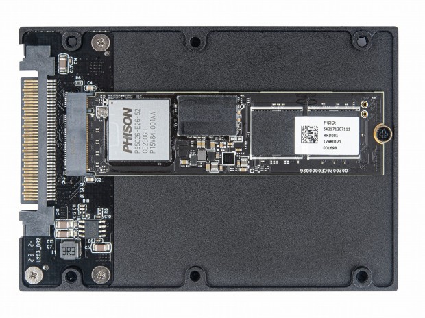 NVMe M.2 SSDをU.2 SSDに変換するフルアルミ製アダプタ、SilverStone「MUA01」