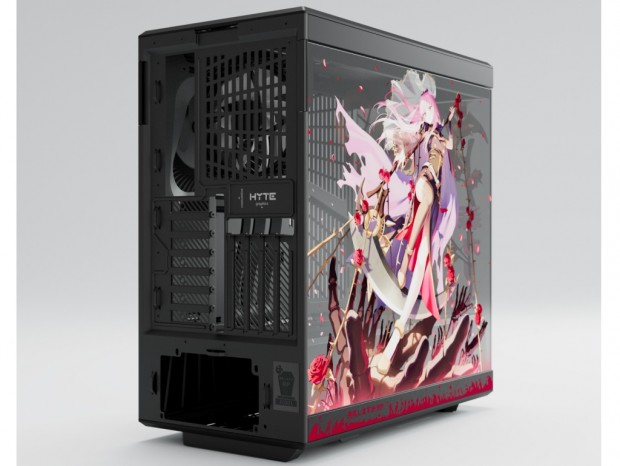 描き下ろしイラストをプリントした「森カリオペ」コラボPCケース、HYTE 