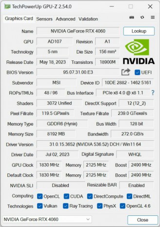 Trident AS 13NUC7-493JP