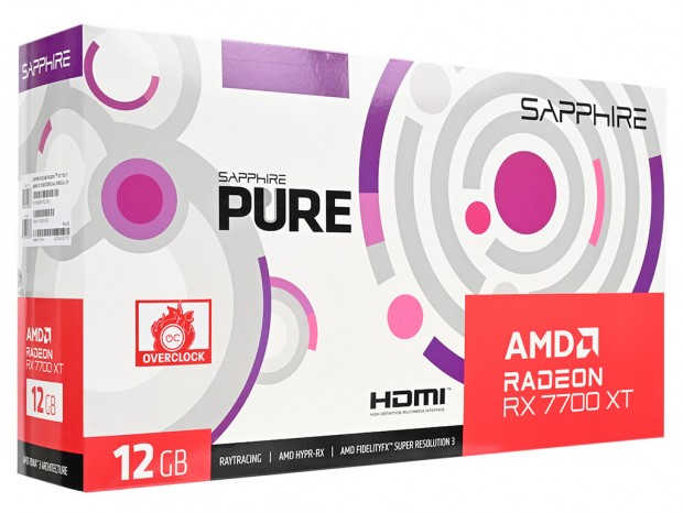 SAPPHIRE PURE Radeon RX 7700 XT GAMING OC 12GB GDDR6