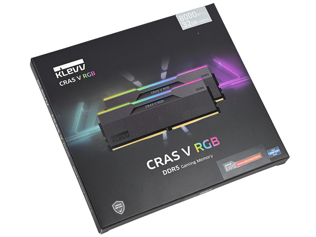 最高8,000MHzの高速DDR5メモリ、KLEVV「CRAS V RGB」でハイエンドPCの 