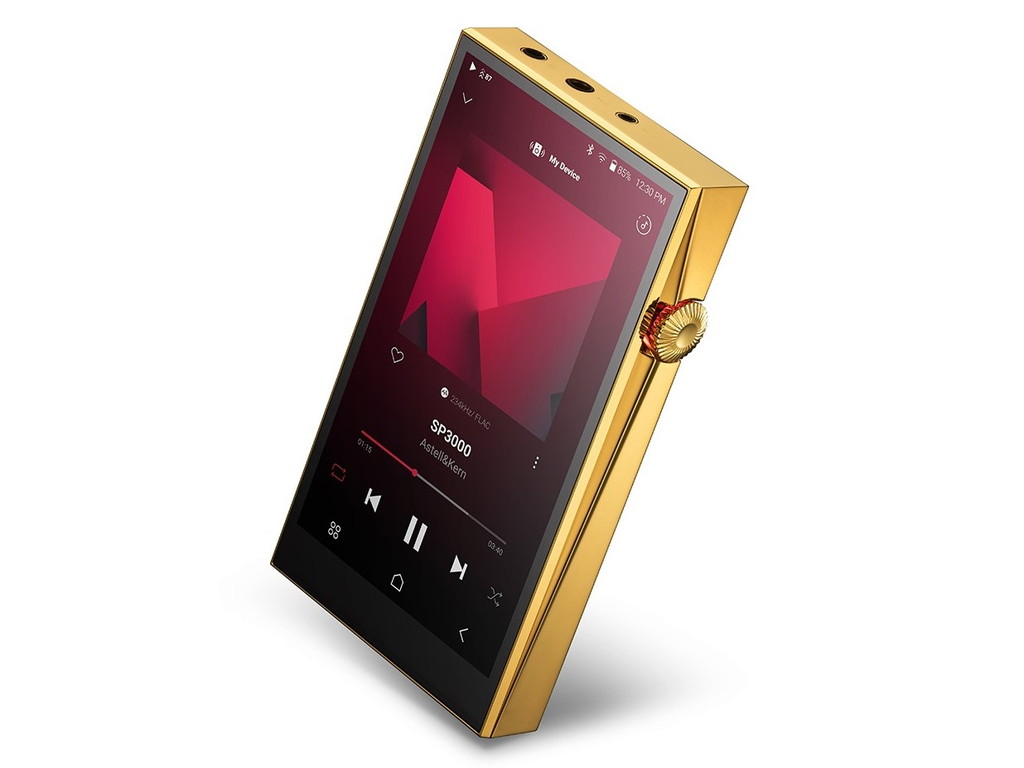 Astell&Kern、純金に輝く限定仕様の最上位ポータブルプレイヤー 