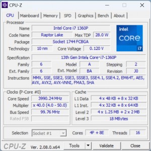 ASRock「NUCS BOX-1360P/D4