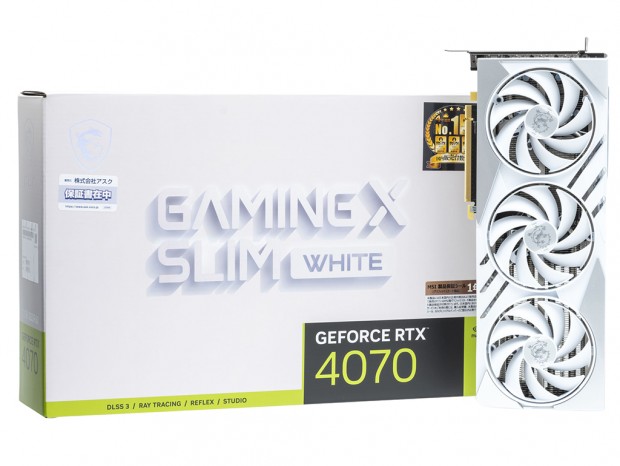 MSI GeForce RTX 4070 GAMING X SLIM WHITE 12G