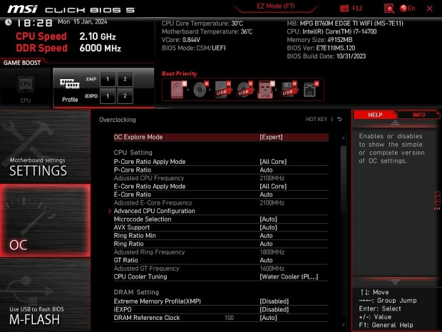 MPG B760M EDGE TI WIFI