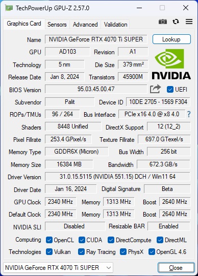 GeForce RTX 4070 Ti SUPER